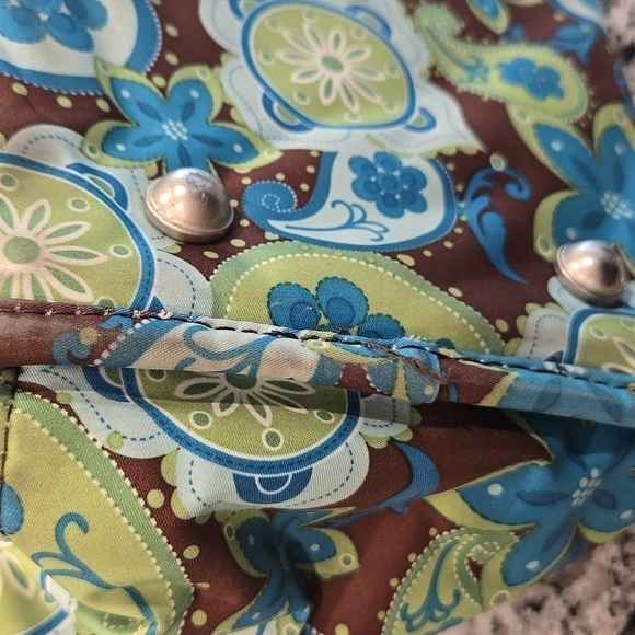 JU JU BE BACKPACK DIAPERBAG WITH CHANGING PAD. PAISLEY AND FLORAL. - Picture 6 of 16